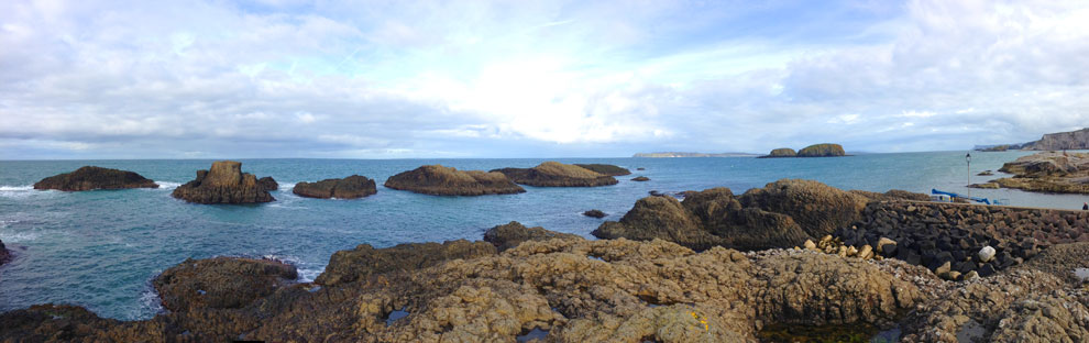 Ballintoy and the North Atlantic Ocean