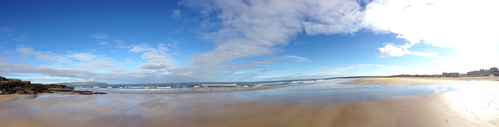 Castlerock Beach (Panorama), Northern Ireland