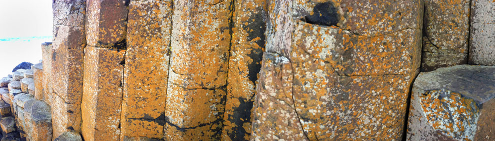 The Giants Causeway, Panorama and Closeup