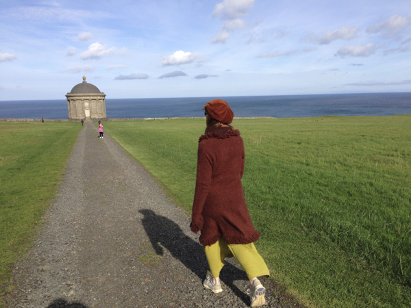 Walking to Mussenden Temple, Northern Ireland