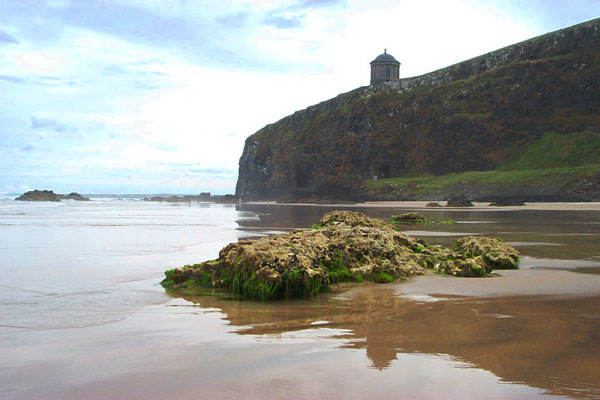 Mussenden Temple from Downhill Beach