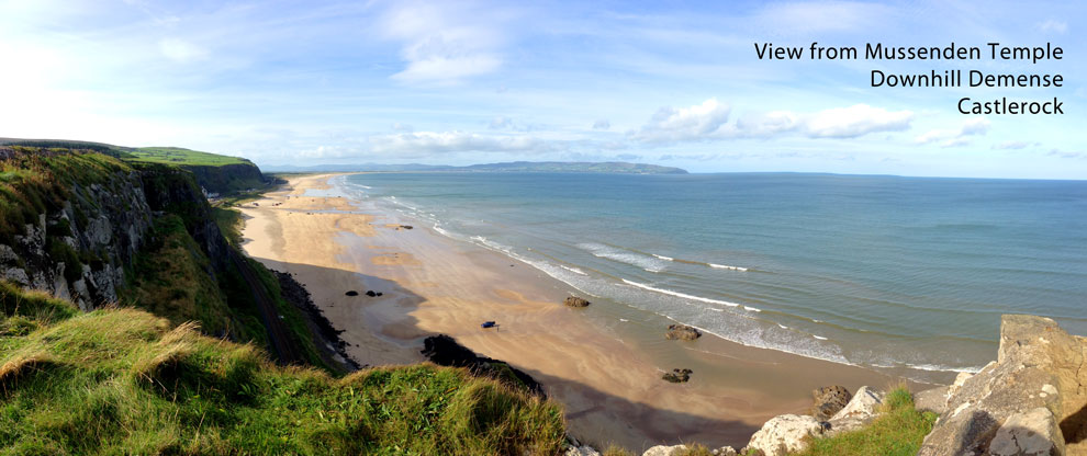 Downhill Beach and Benone Strand, Castlerock